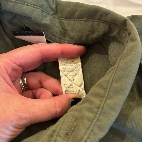 North Face Large Button Shirt Rip Stop - Picture 2 of 9